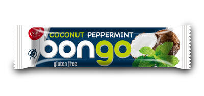 Bongo mint, kokosová tyčinka s mátovou příchutí v tmavé polevě 40g